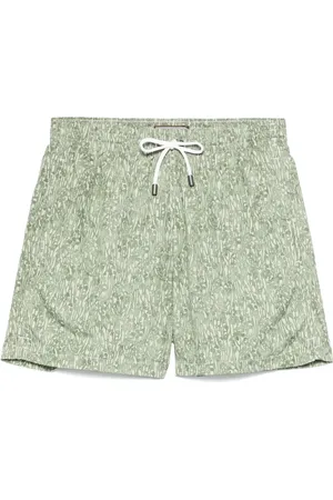 CANALI Badeshorts mit Blumen-Print