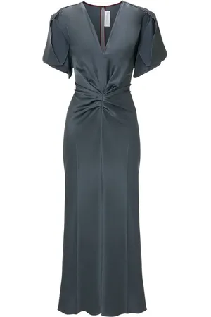 Victoria Beckham Midikleid mit verdrehtem Detail