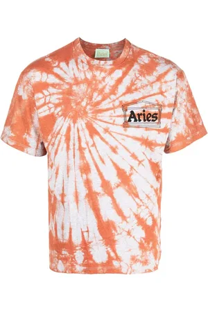 ARIES T-Shirt mit Batik-Print