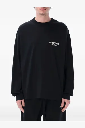 FEAR OF GOD Essentials Langarmshirt mit Logo-Print