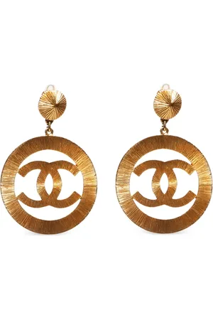CHANEL 1993 große Ohrringe mit CC