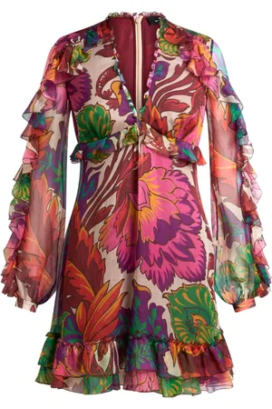 Etro Minikleid mit Blumen-Print