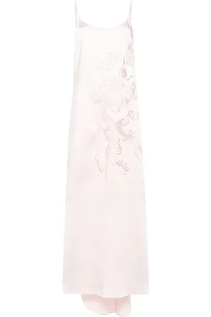 P.A.R.O.S.H. Pam Maxikleid mit Drachenstickerei