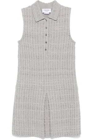 Thom Browne Tweed-Minikleid aus Jacquard