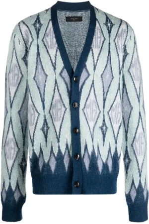 AMIRI Geometrisch gemusterter Cardigan