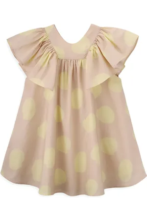 KNOT Kleid mit Lemon Big Dots-Print