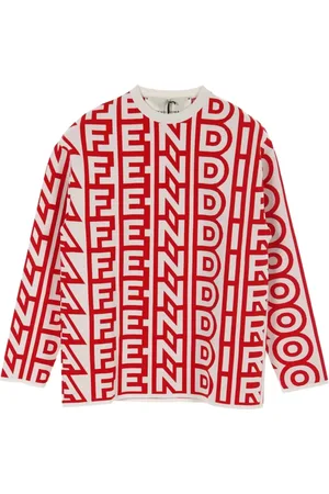 Fendi X Marc Jacobs 2010s Pullover aus Logo-Jacquard