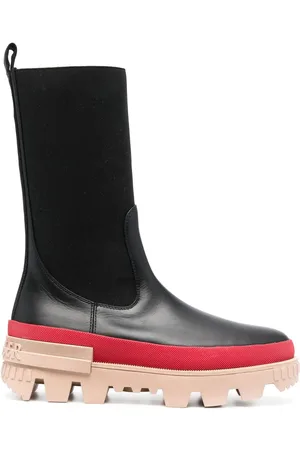 Moncler Stiefel aus Leder
