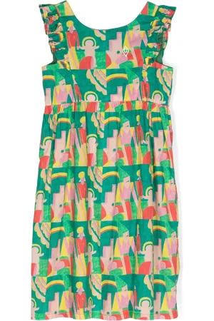 The Animals Observatory Otter Kleid mit grafischem Print
