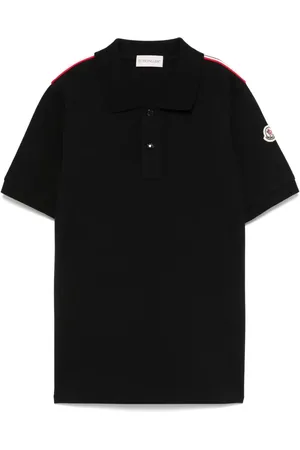 Moncler Poloshirt mit Streifendetail
