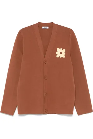 Sandro Cardigan mit Blumen-Patch
