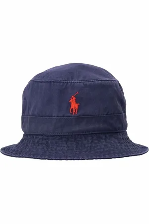 Ralph Lauren Fischerhut mit Logo-Stickerei