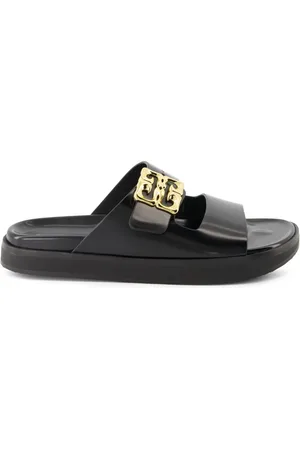Givenchy Pantoletten mit Logo-Schild