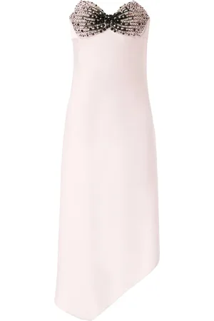 GENNY Schulterfreies Midikleid
