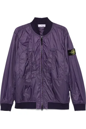 Stone Island Bomberjacke mit Logo-Patch