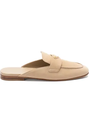 Prada Slipper mit emailliertem Triangel-Logo