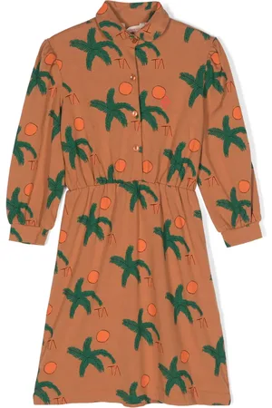 The Animals Observatory Pigeon Kleid mit grafischem Print