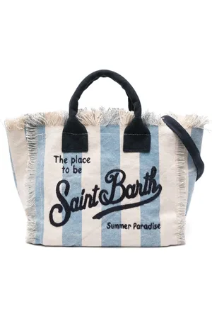 MC2 SAINT BARTH Gestreifte Colette Strandtasche