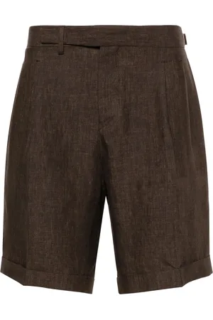 BRIGLIA Klassische Leinenshorts