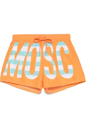 Moschino Badeshorts mit Logo-Print