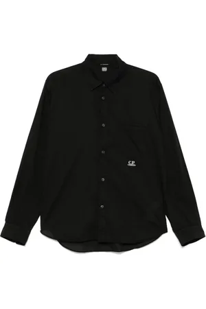 C.P. Company Hemd mit Logo-Print