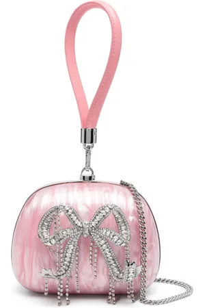 Self-Portrait Clutch mit Schleifenapplikation