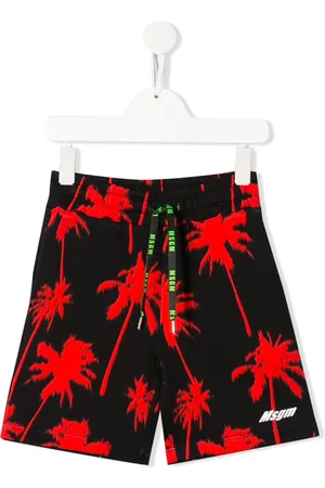 Msgm Shorts mit Palmen-Print