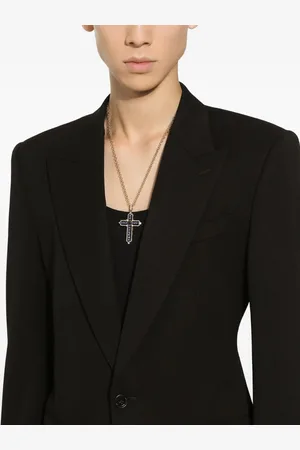 Dolce & Gabbana 18kt Tradition Goldanhänger mit Diamant und Saphir