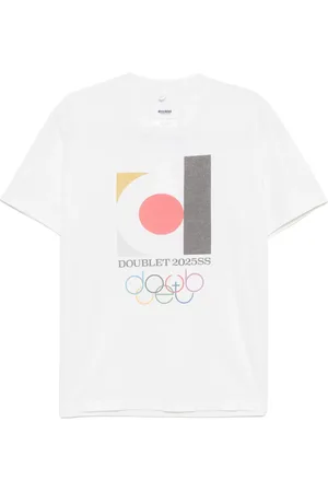 DOUBLET 2025Ss T-Shirt mit Logo