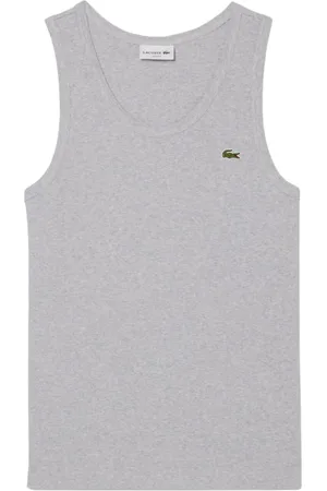 Lacoste Trägershirt mit Logo-Stickerei
