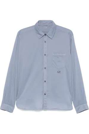 C.P. Company Hemd mit Logo-Print