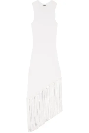 Sandro Gehäkeltes Kleid mit Fransen