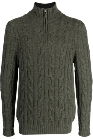 N.PEAL Kaschmirpullover mit Zopfmuster