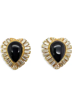 JENNIFER GIBSON JEWELLERY Cabochon Heart Ohrringe