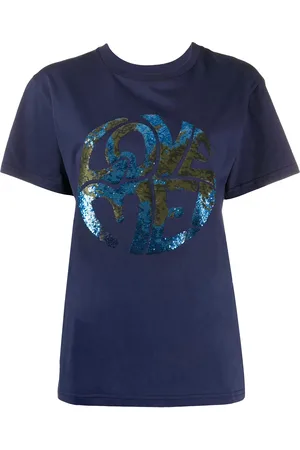 Alberta Ferretti T-Shirt mit Pailletten