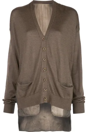 UMA WANG Geknöpfter Feinstrick-Cardigan