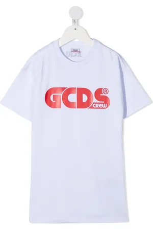 GCDS Logo print short-sleeved T-shirt dress