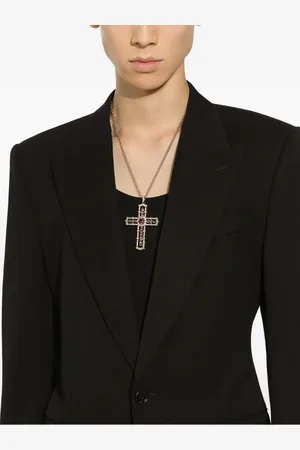 Dolce & Gabbana 18kt Tradition Gold-Anhänger mit Diamanten und Turmalin