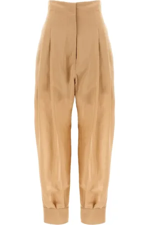 Serafini High-Waist-Hose mit Falten