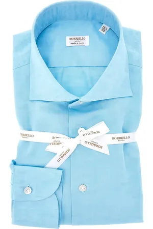 Borriello Klassisches Twill-Hemd