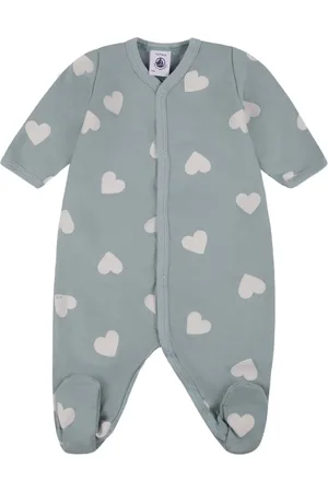 Petit Bateau Pyjama mit Herz-Print
