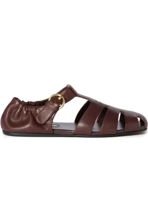 Miu Miu Ruches Fischersandalen