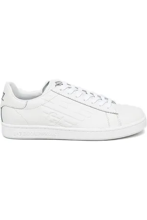 EA7 Sneakers mit Logo-Prägung