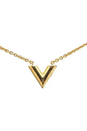 LOUIS VUITTON 2019 vergoldete Essential V Halskette