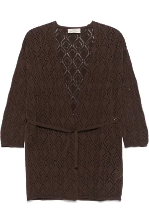 BRUNO MANETTI Cardigan aus Pointelle-Strick