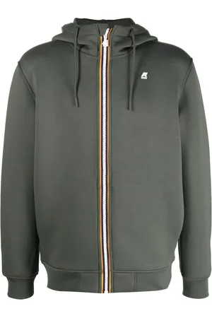 K-Way Kapuzenjacke mit Logo-Patch