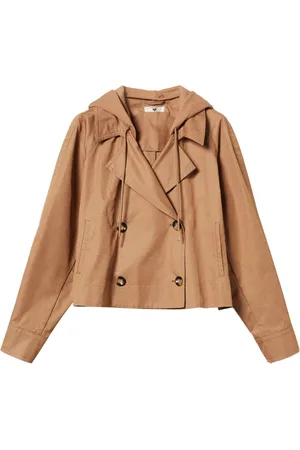 Twin-Set Cropped-Jacke mit Rundhalsausschnitt