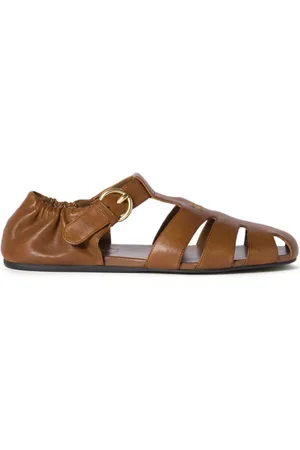 Miu Miu Ruches Fischersandalen