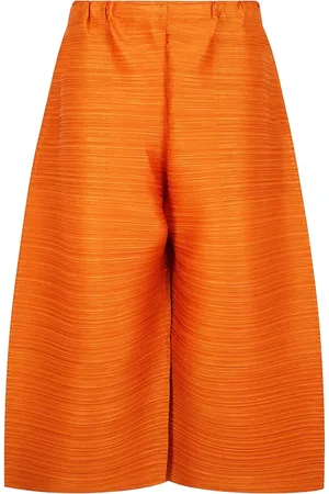 PLEATS PLEASE ISSEY MIYAKE Hose mit weitem Bein