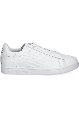 EA7 Sneakers mit Logo-Prägung